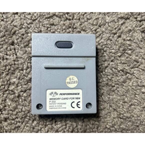 Memory Card Plus Nintendo 64 N64 Controller Pak by Performance P-375AE - Picture 2 of 2